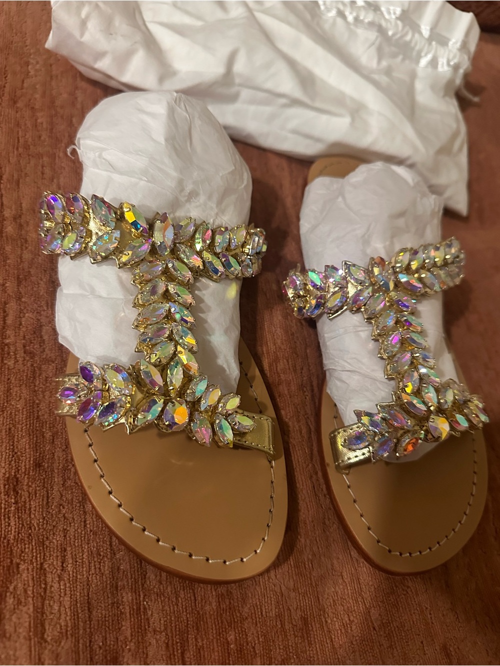 Mystique Rhinestone Sandals - Picture 2 of 3